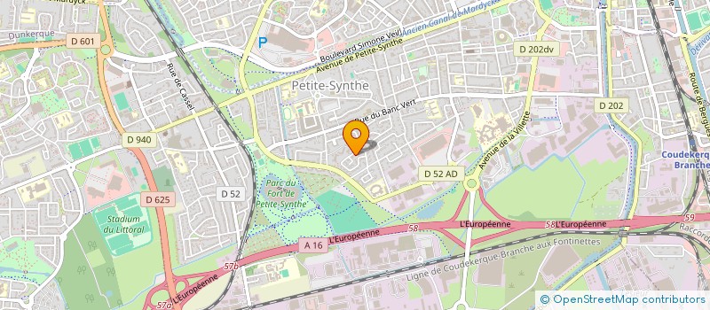 localisation de l'entreprise AMDF à DUNKERQUE