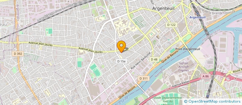 localisation de l'entreprise AMDF BATIMENT  ARGENTEUIL