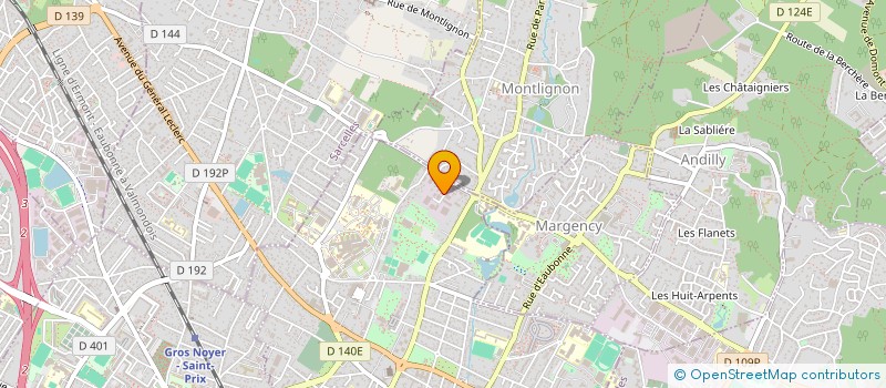 localisation de l'entreprise AMDF COUVERTURE à EAUBONNE