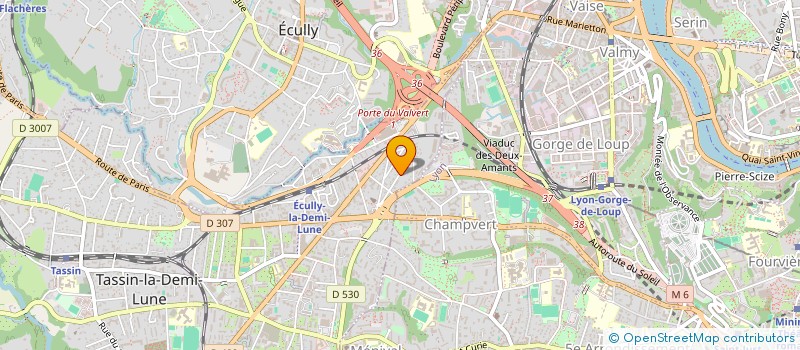 localisation de l'entreprise AMDG SARL  TASSIN-LA-DEMI-LUNE