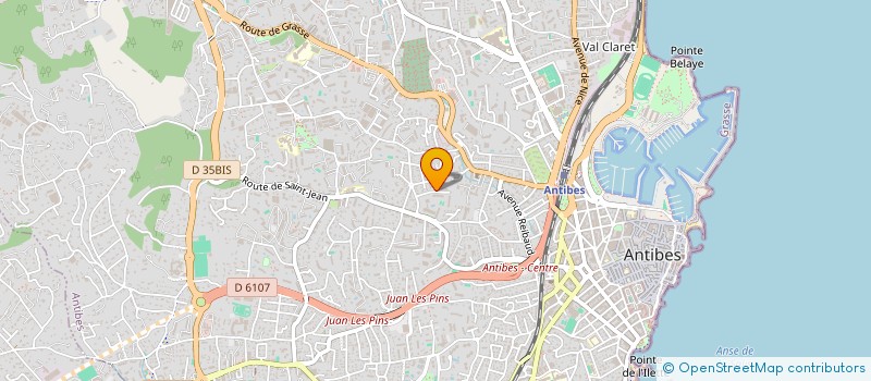 localisation de l'entreprise AMDI GIE à ANTIBES