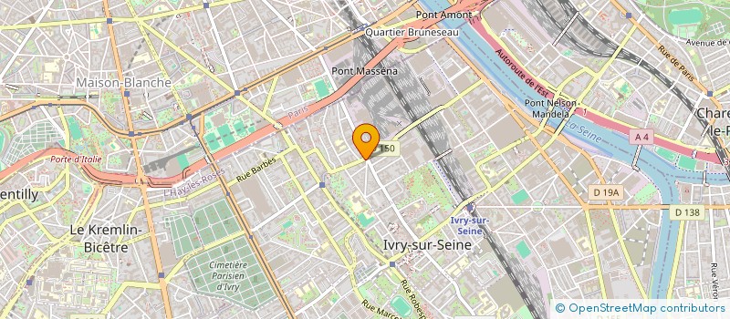 localisation de l'entreprise AMDIHOR à IVRY-SUR-SEINE
