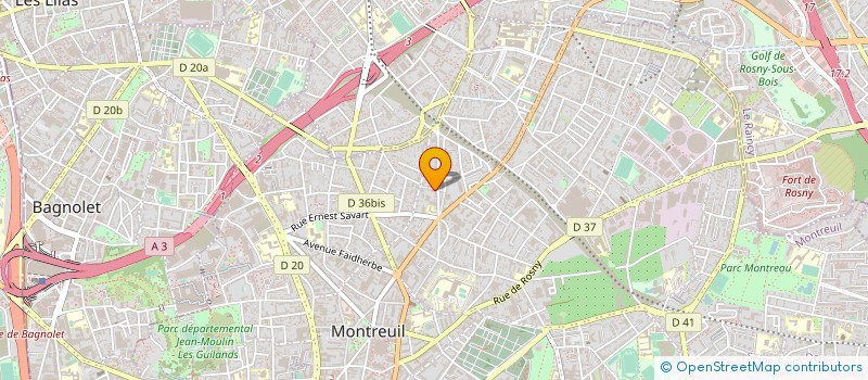localisation de l'entreprise AMDK à MONTREUIL