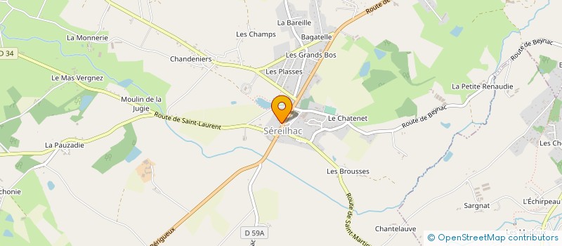 localisation de l'entreprise AMDL à SEREILHAC