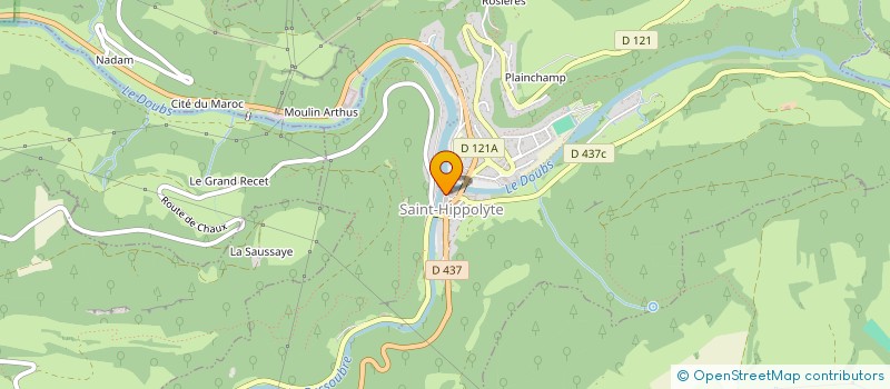 localisation de l'entreprise AMDM  SAINT-HIPPOLYTE