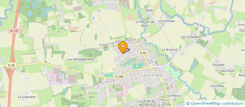 localisation de l'entreprise AMDMH  SAINT-ERBLON