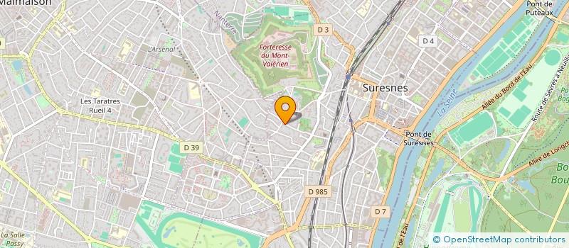 localisation de l'entreprise AMDOK à SURESNES