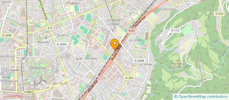 localisation de l'entreprise AMDOU TRANSPORTS  SAINT-MARTIN-D'HERES