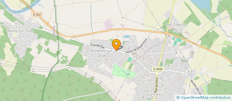 localisation de l'entreprise AMDP à ASNIERES-SUR-OISE