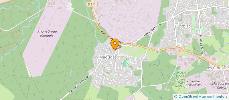 localisation de l'entreprise AMDP à SAINT-MEDARD-EN-JALLES