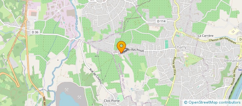 localisation de l'entreprise AMDP  CHARLY