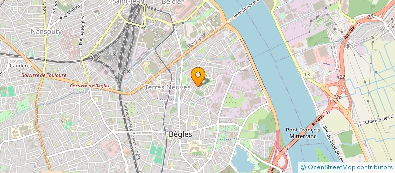 localisation de l'entreprise AMDR 33  BEGLES