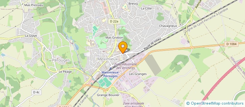 localisation de l'entreprise AMDS à MEXIMIEUX