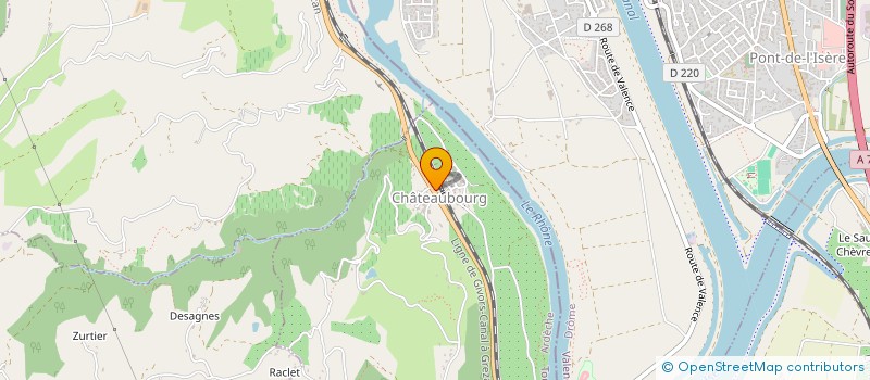 localisation de l'entreprise AMDTI 07  CHATEAUBOURG