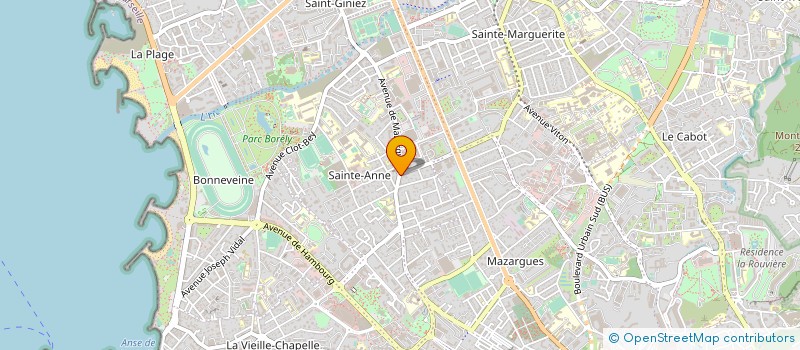 localisation de l'entreprise AMDV AGENCY à MARSEILLE