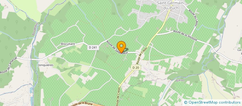 localisation de l'entreprise AME  BORDEAUX