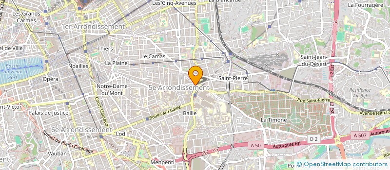 localisation de l'entreprise AME à MARSEILLE