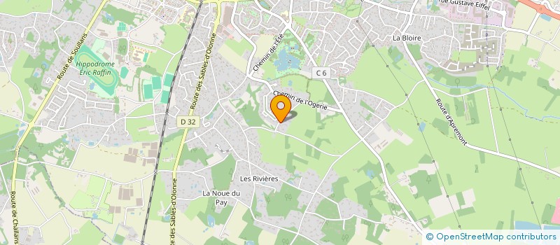 localisation de l'entreprise AME à CHALLANS