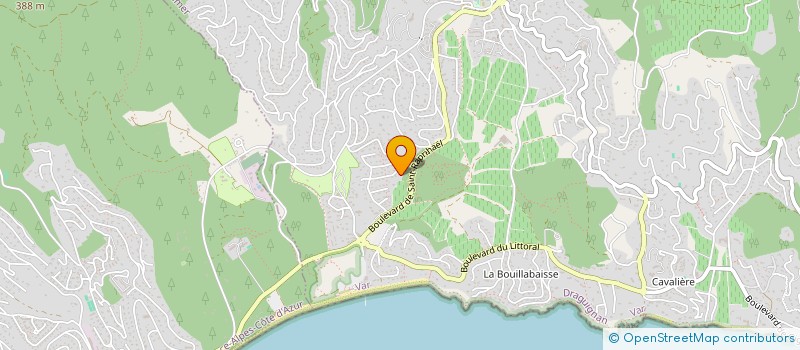 localisation de l'entreprise AME  LA CROIX-VALMER