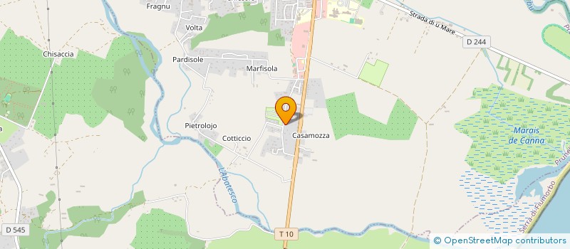 localisation de l'entreprise AME  PRUNELLI-DI-FIUMORBO