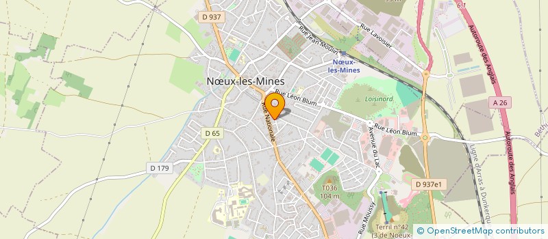 localisation de l'entreprise AME ALPHA  NUX-LES-MINES