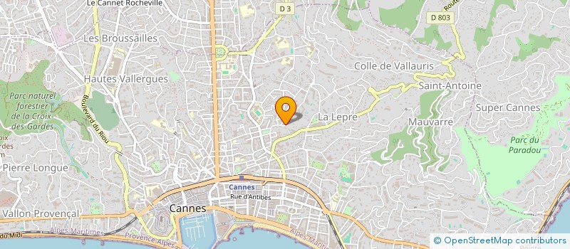 localisation de l'entreprise AME ATELIER MOBILE EXPRESS à CANNES