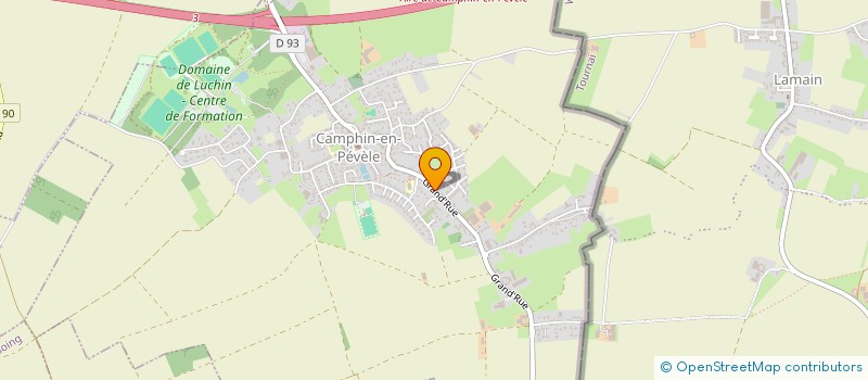 localisation de l'entreprise AME CONSULTING à CAMPHIN-EN-PEVELE
