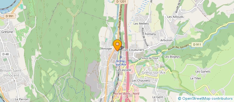 localisation de l'entreprise AME CREATION  GRESY-SUR-AIX