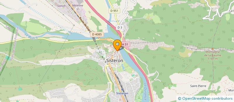 localisation de l'entreprise AME DE PHENIX - RESILIENCE, BIEN-ETRE ET JOIE DE VIVRE  SISTERON