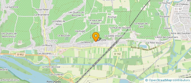 localisation de l'entreprise AME-DECO  VOUVRAY