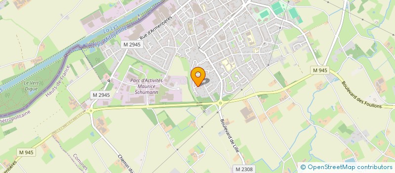 localisation de l'entreprise AME EQUESTRE  COMINES