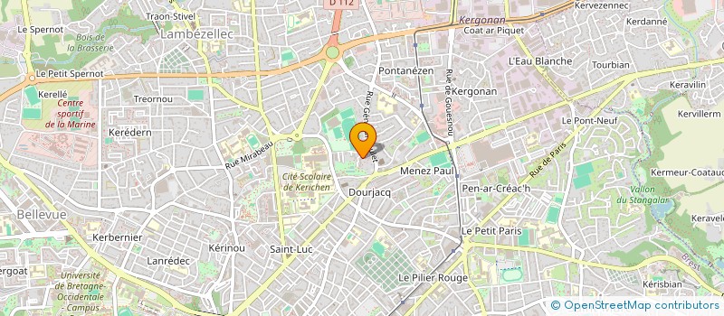 localisation de l'entreprise AME FRANCO-RUSSE à BREST