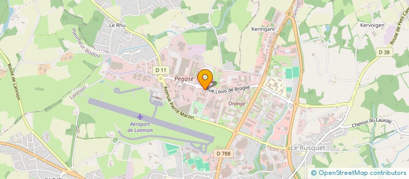 localisation de l'entreprise AME INVESTISSEMENT  LANNION