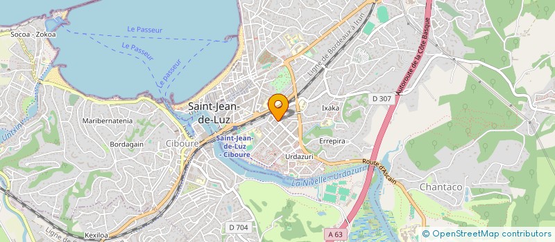 localisation de l'entreprise AME'LYS à SAINT-JEAN-DE-LUZ