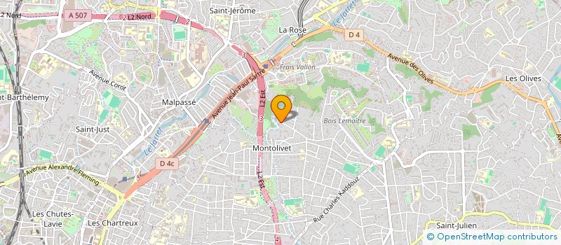localisation de l'entreprise AME PARKING à MARSEILLE