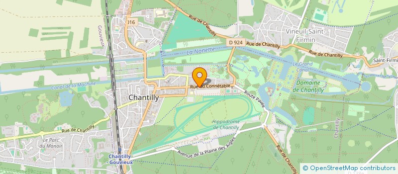 localisation de l'entreprise AME-QUI-VIVE? à CHANTILLY