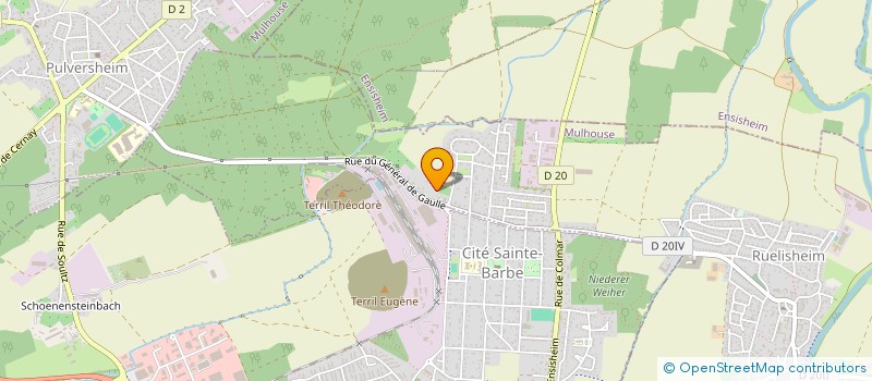 localisation de l'entreprise AME REAL  RUELISHEIM