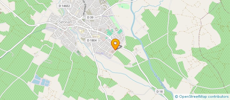 localisation de l'entreprise AME'RIC à SERVIAN