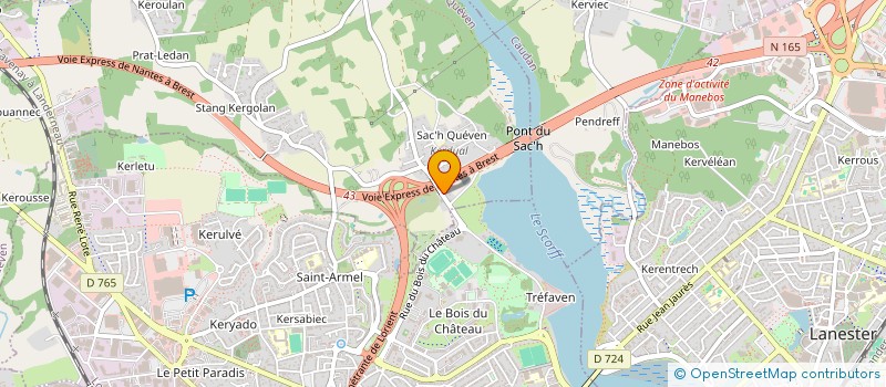 localisation de l'entreprise AME SERVICES  GESTEL