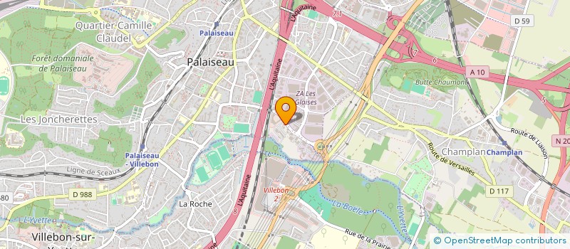 localisation de l'entreprise AME SOLIDAIRE à PALAISEAU