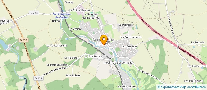 localisation de l'entreprise AME TREFLE  SAINT-ANTOINE-DU-ROCHER