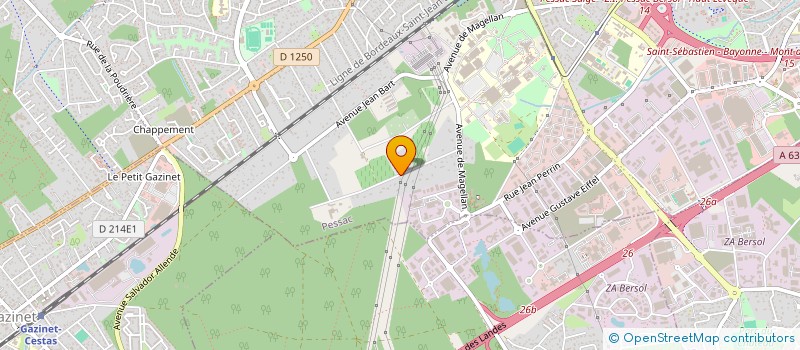 localisation de l'entreprise AME33  PESSAC