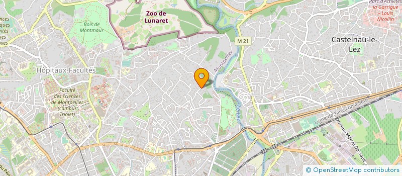 localisation de l'entreprise AMEA  MONTPELLIER