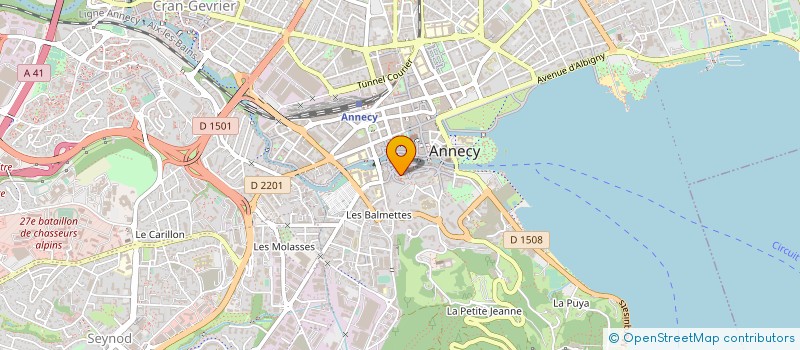 localisation de l'entreprise AMEA à ANNECY
