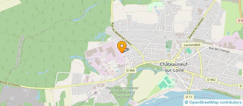 localisation de l'entreprise AMEA FRET à CHATEAUNEUF-SUR-LOIRE