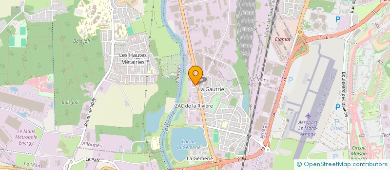 localisation de l'entreprise AMEA INTERNATIONAL  ARNAGE