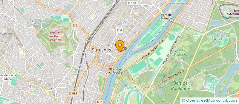 localisation de l'entreprise AMEA SYNERGIE à SURESNES