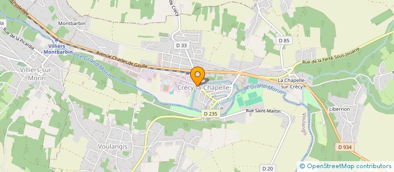 localisation de l'entreprise AMEADIS  CRECY-LA-CHAPELLE