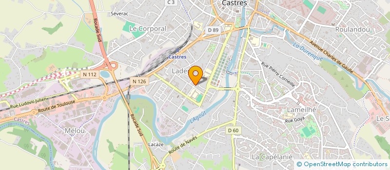 localisation de l'entreprise AMEAK à CASTRES
