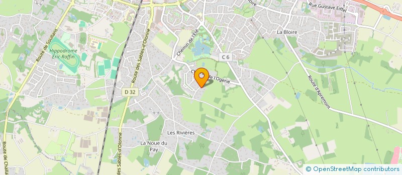 localisation de l'entreprise AMEAS à CHALLANS